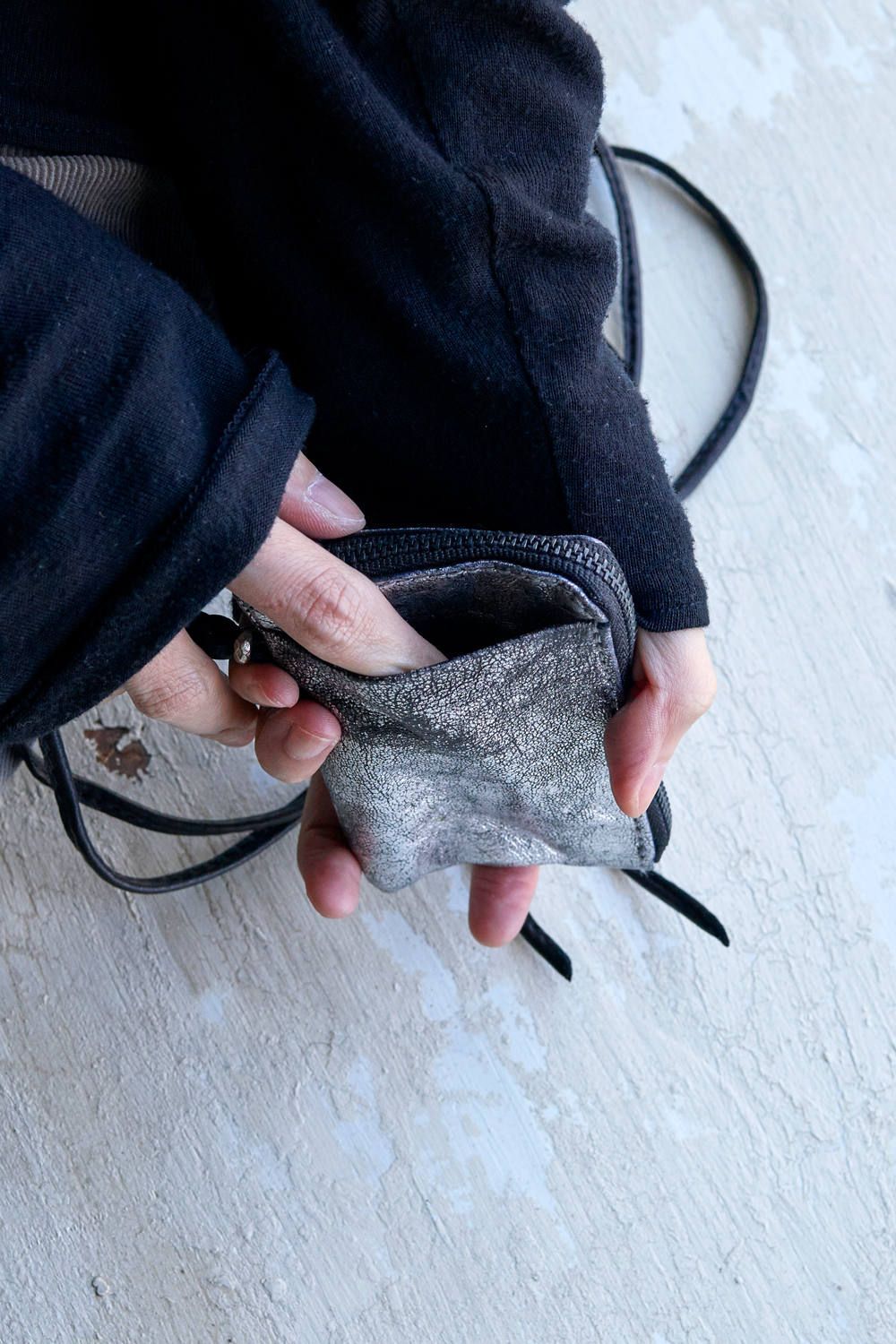 Sheep Skin Pouch / 1901-BG18