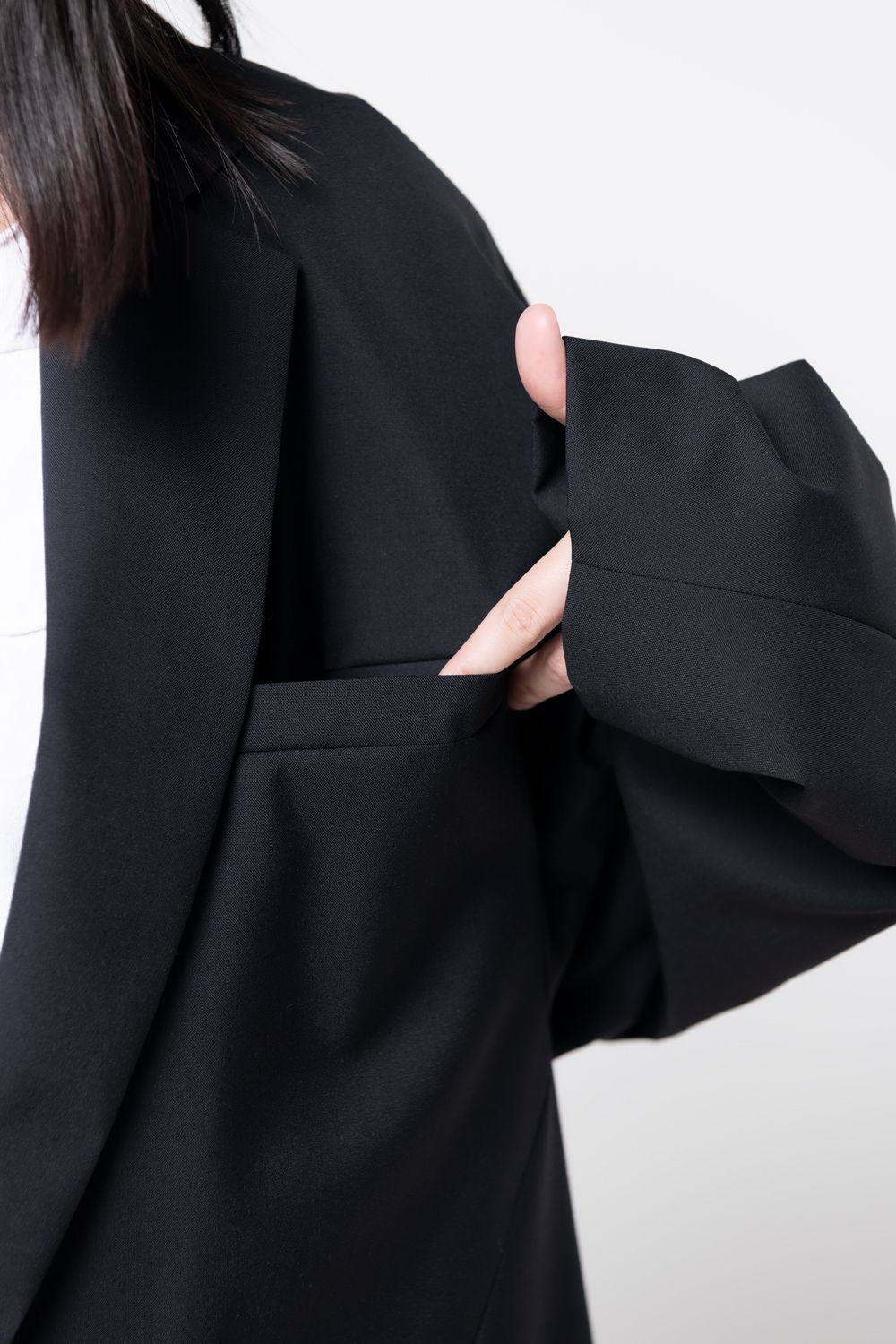 【23AW】classic jacket [BLACK] - クラシックジャケット [ブラック] / vu-a23-j14