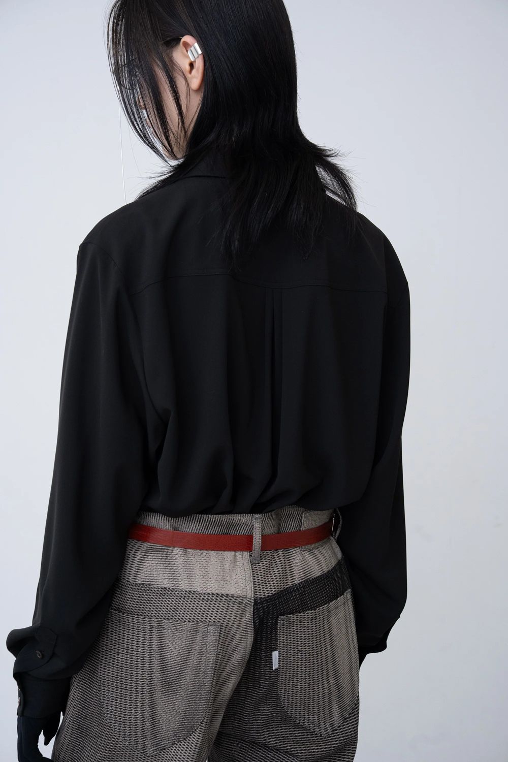 【26AW / 予約受付中】Orbital Belt LT [terracotta] - オービタルベルト レザー [テラコッタ] / FW26AC03