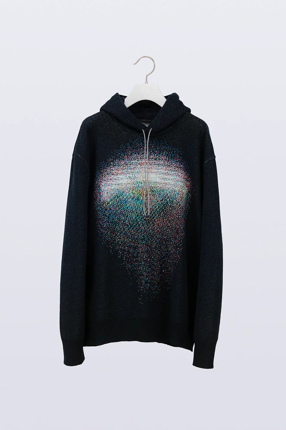 【26AW / 予約受付中】Photon Knit Hoodie [black] - フォトンニットフーディ [ブラック] / FW26KN02