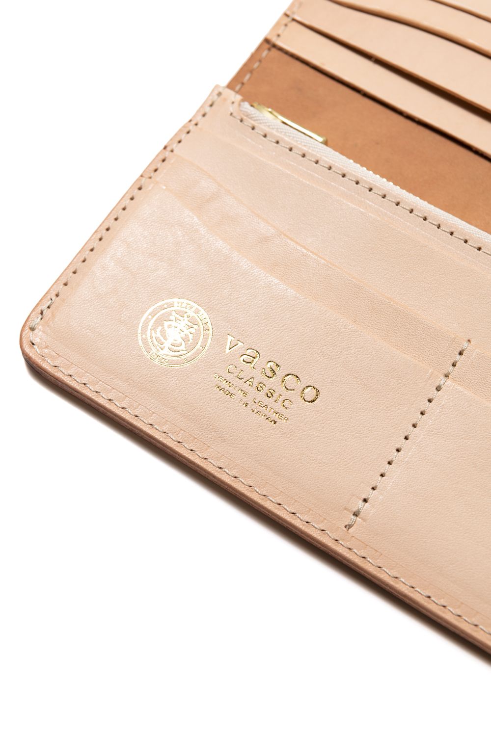 【ラスト1点】LEATHER GARRISON LONG WALLET [BOURBON] | シェルコードバン ロングウォレット / バーボン