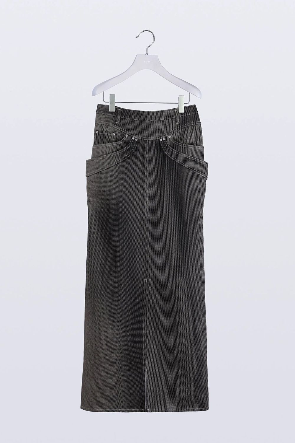 【26SS / 予約受付中】Mirage Bleach Skirt [black]  - ミラージュブリーチスカート [ブラック] / SS26BT08