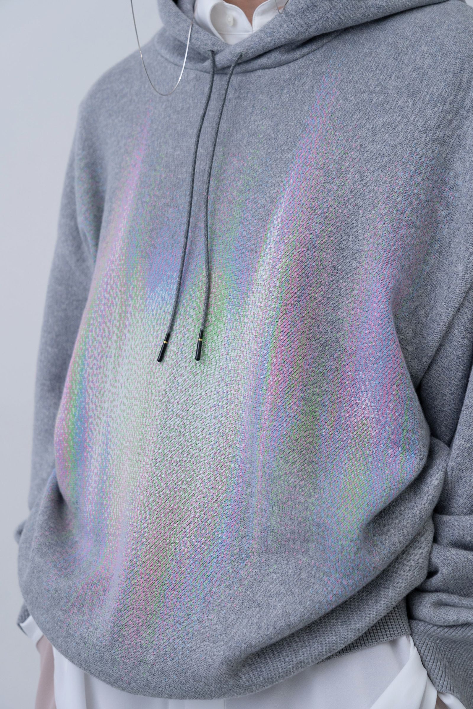 Phos Knit Hoodie [grey]