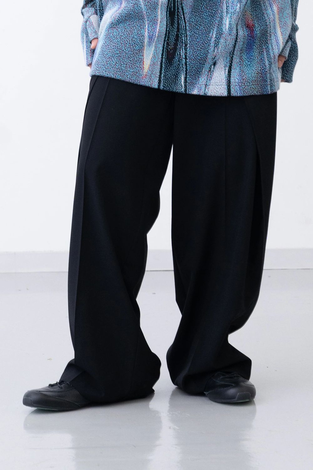 【26SS / 予約受付中】Dia Tailored Trousers [black] - ディアテーラードトラウザーズ [ブラック] / SS24BT01