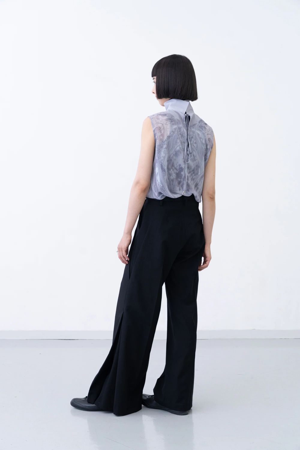 【26SS / 予約受付中】Layhak Trousers [black]  - レイハックトラウザーズ [ブラック] / SS26BT02