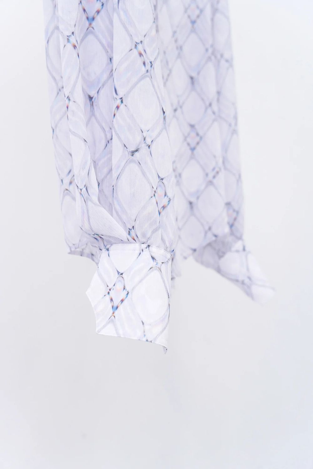 【26SS / 予約受付中】Lattice Sheer Shirt [white] - ラティスシアーシャツ [ホワイト] / SS26SH04