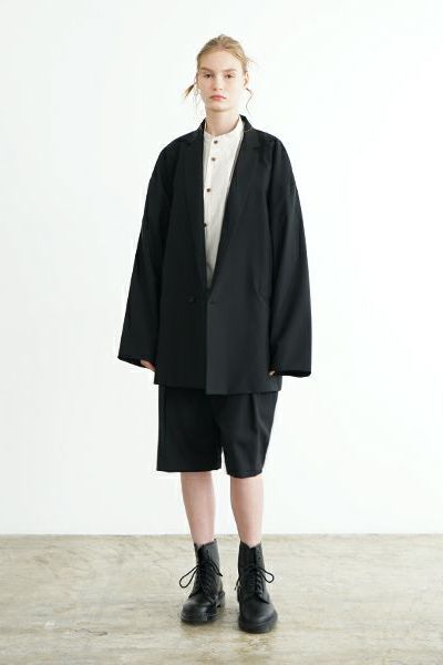 【24AW】double jacket [BLACK] - ダブルジャケット [ブラック] / vu-jkt-003
