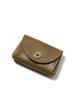 LEATHER GARSON POCKET WALLET [VERDE] TypeA | ギャルソンポケットウォレット / オリーブ