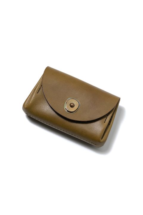 LEATHER GARSON POCKET WALLET [VERDE] TypeA | ギャルソンポケットウォレット / オリーブ