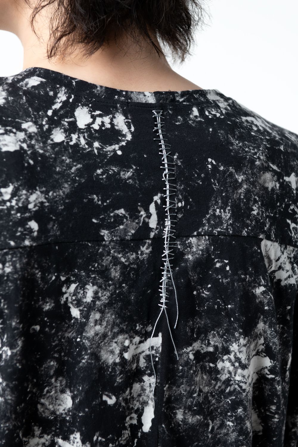 【22AW】 Flake Discharged Dolman Cut / LS [BKACK] - フレークディスチャージドルマンカットソー [ブラック] / CT03B