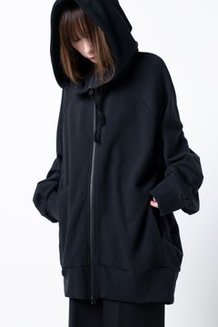 【24AW】big hoody [BLACK] - ビッグフーディ [ブラック] / vum-pk01