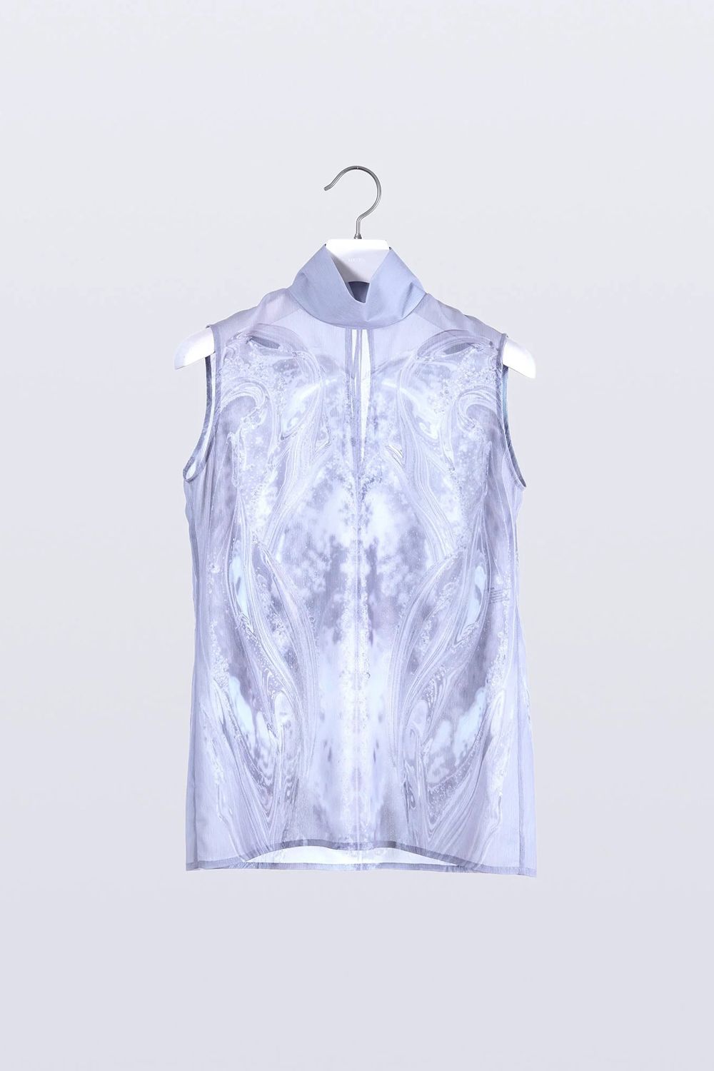 【26SS / 予約受付中】Phenomenal Sheer Blouse [fog grey] - フェノメナルシアーブラウス [フォググレー] / SS26SH05