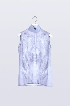 【26SS / 予約受付中】Phenomenal Sheer Blouse [fog grey] - フェノメナルシアーブラウス [フォググレー] / SS26SH05