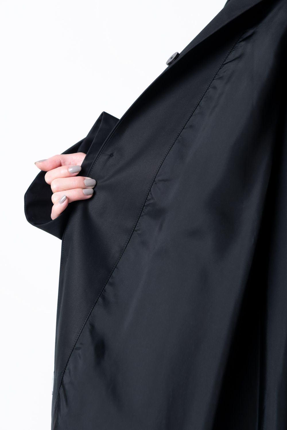 VU - 【ラスト1点 / 23AW】long coat [BLACK] - ロングコート [ブラック] / vuy-a23-c02 | BONITA  ONLINE STORE