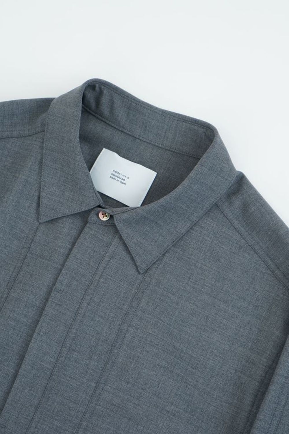 【24SS】Tri Front Shirt [grey] - トライフロントシャツ [グレー] / SS24SH04