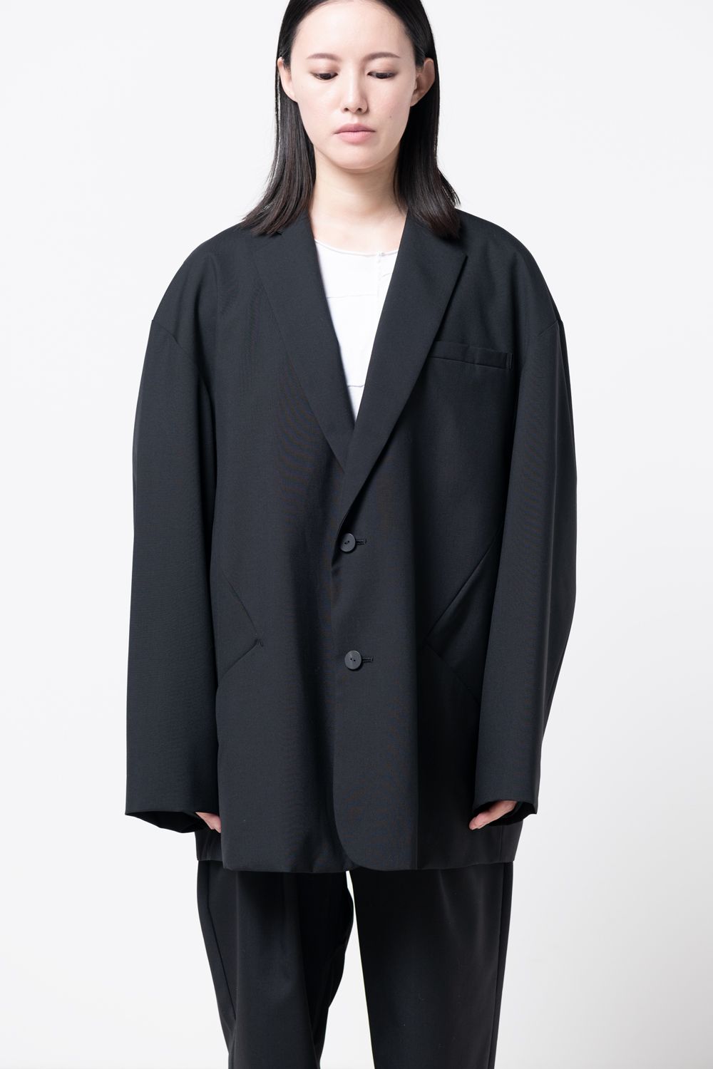 【23AW】classic jacket [BLACK] - クラシックジャケット [ブラック] / vu-a23-j14