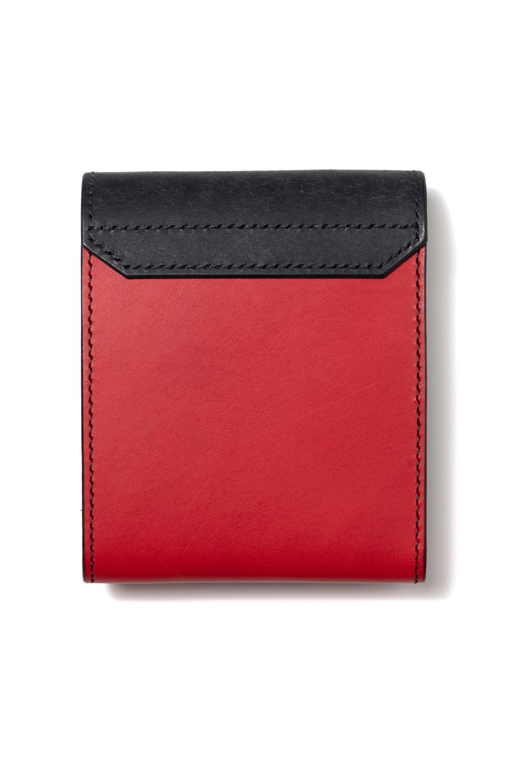 LERAY BF BC - Short wallet [BLACK×RED] / ルレイ ビーエフビーシー - 二つ折り財布 [ブラック×レッド]