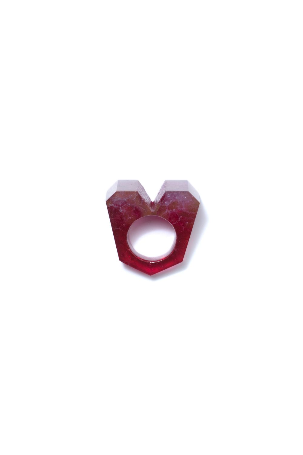 Crystal heart Ring / クリスタルハートリング