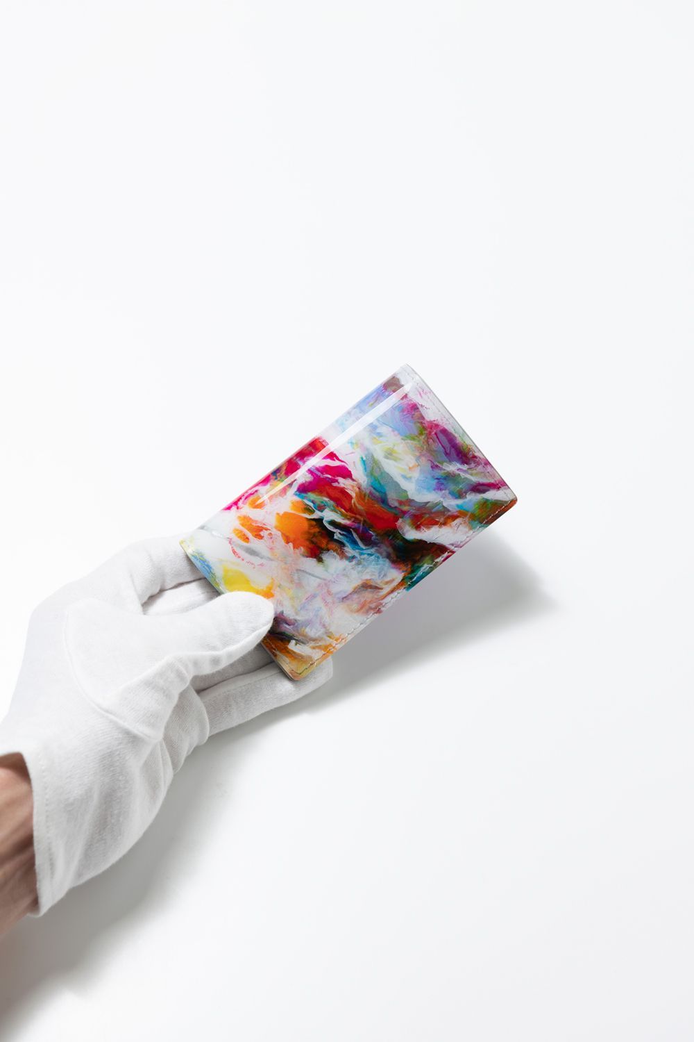 PAINT CARD CASE [WHITE] / ペイントカードケース [ホワイト]