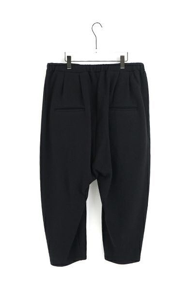 【24AW】chord balloon pants [BLACK] - バルーンパンツ [ブラック] / vum-p01