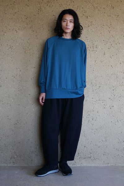 【24AW】basic long knit [LIGHT BLUE] - ベーシックロングニット [ライトブルー] / vum-kn01