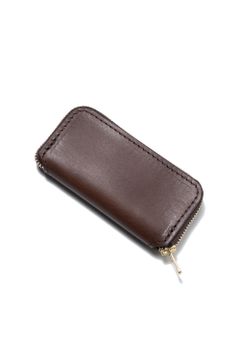 LEATHER VOYAGE ROUND ZIP KEY CASE [CORTESIA] TypeA | キーケース (ラウンドジップ) / ブラウン