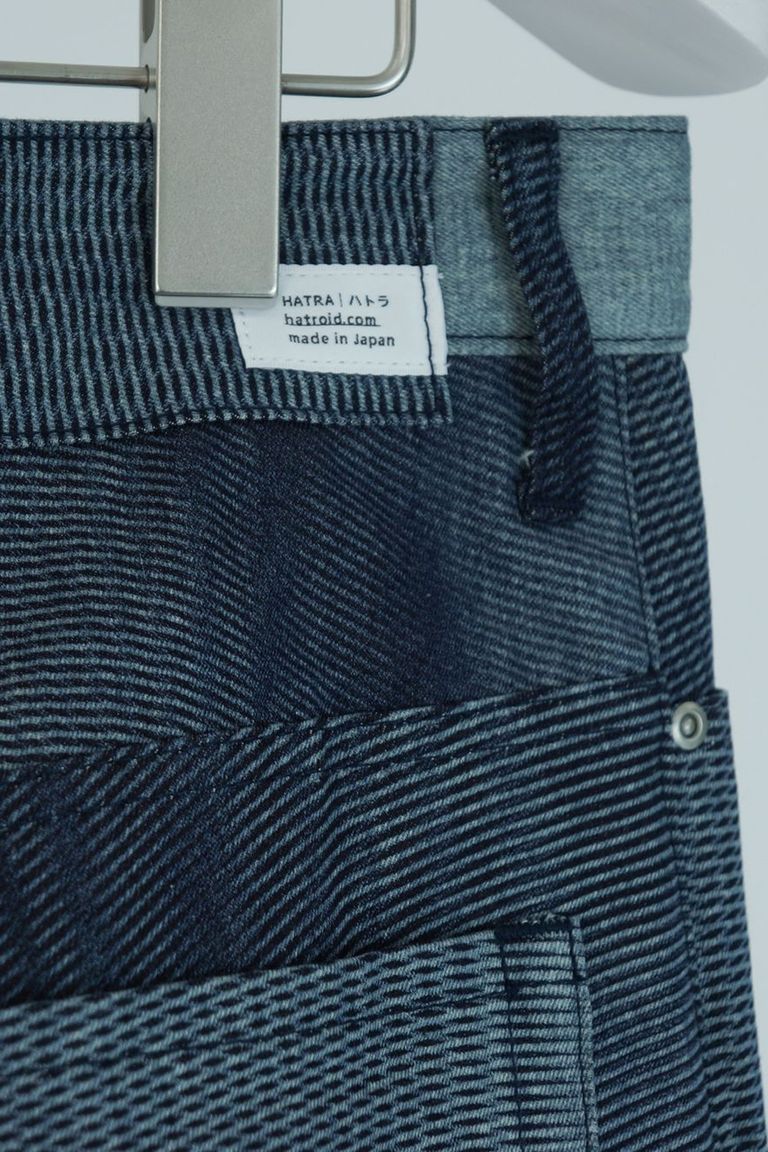 HATRA - 【23SS】Mirage Bold Denim [moire-bleach] - ミラージュ 