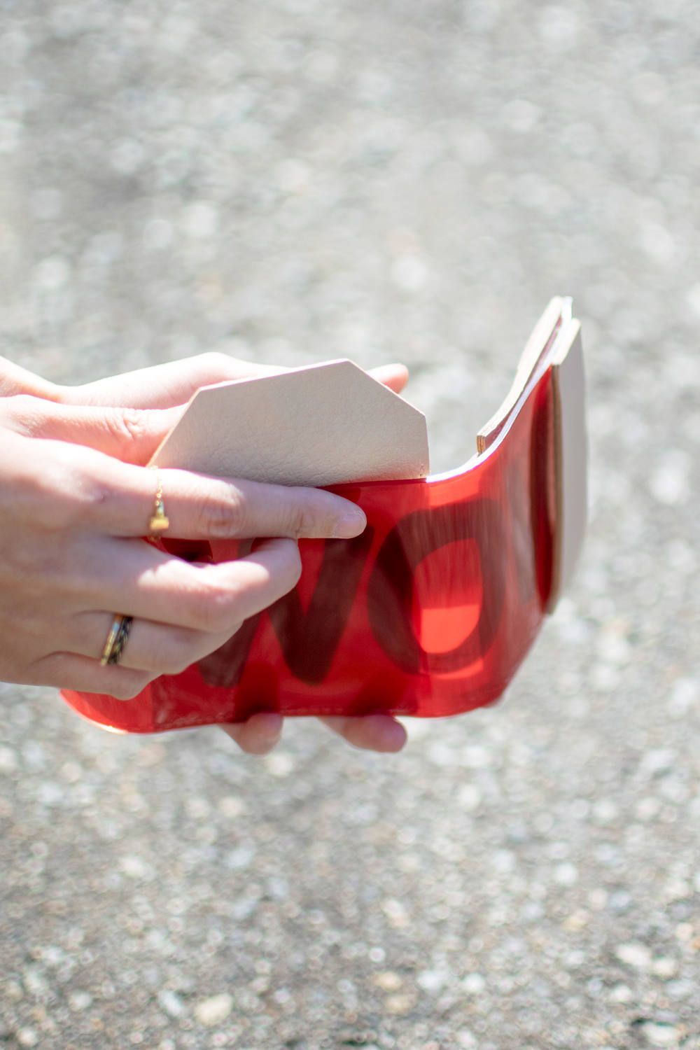 PVL WALLET COLOR [RED] / PVLウォレット [レッド]