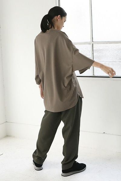 basic t-shirt [LIGHT BROWN] - ベーシックTシャツ [ライトブラウン] / vu-cut-001