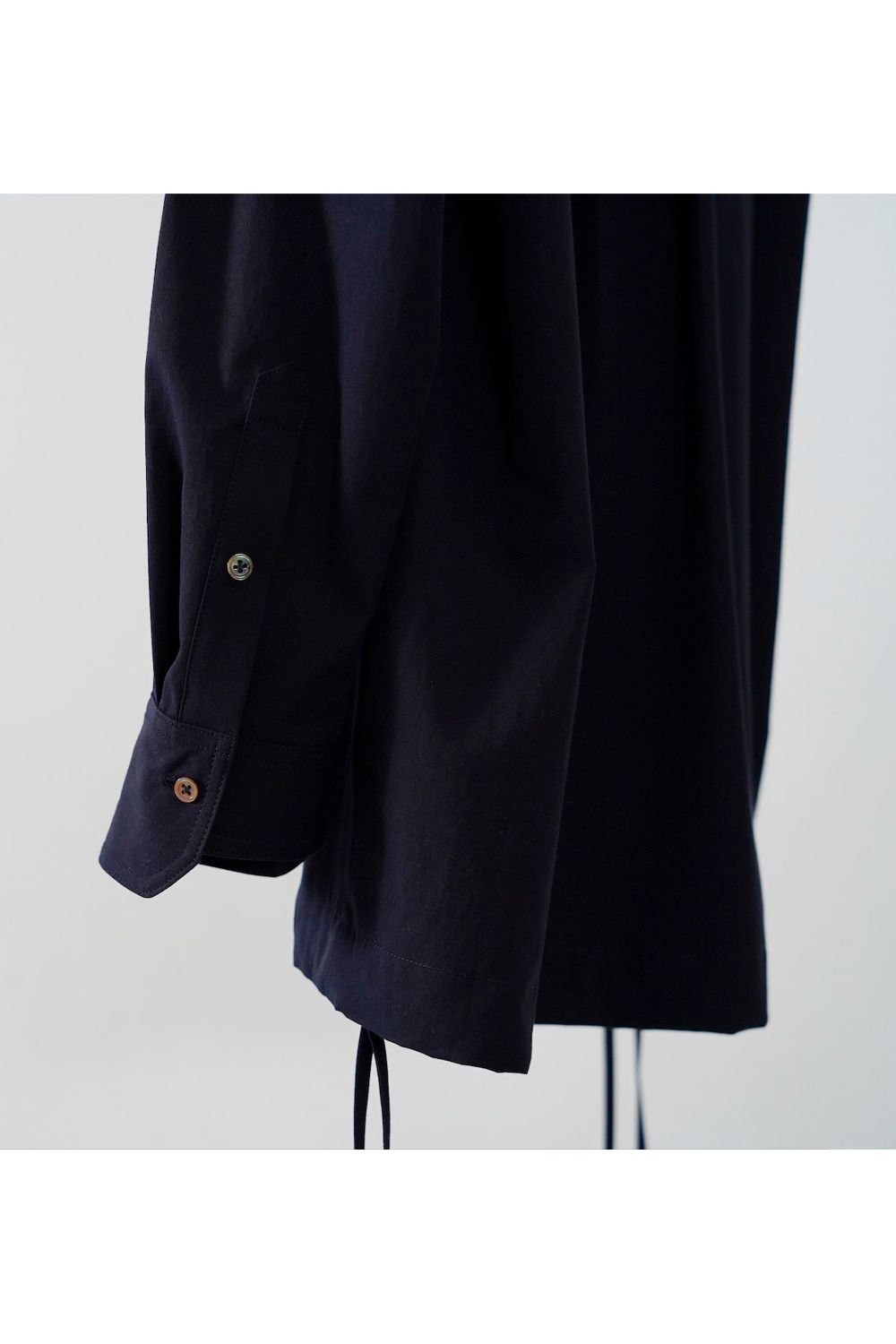 【24AW】Heart Shirt [ivory-navy] - ハートシャツ [アイボリー-ネイビー] / AW24SH02