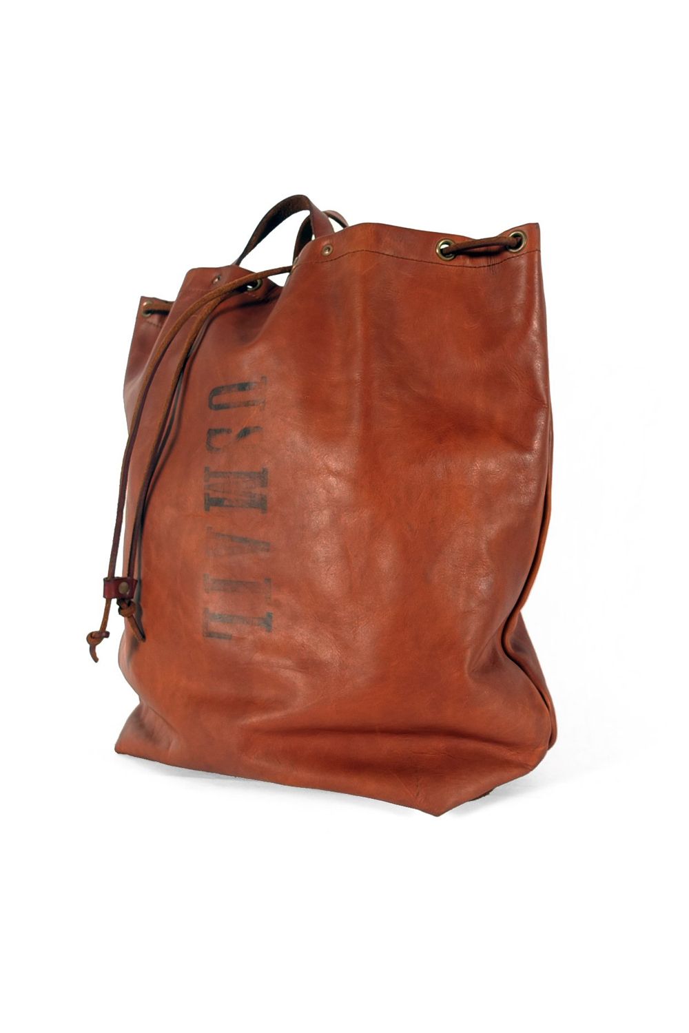 【25SS予約受付中｜12/17まで】LEATHER MAIL PURSE BAG - LARGE | 巾着バッグ (ラージ)
