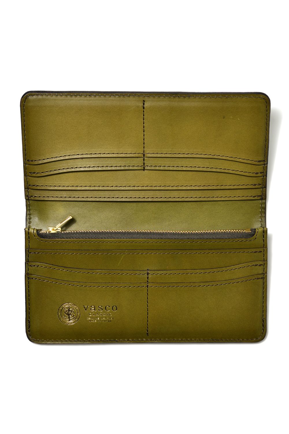 レザーボヤージュロングウォレット [オリーブ] / LEATHER VOYAGE LONG WALLET [VERDE]