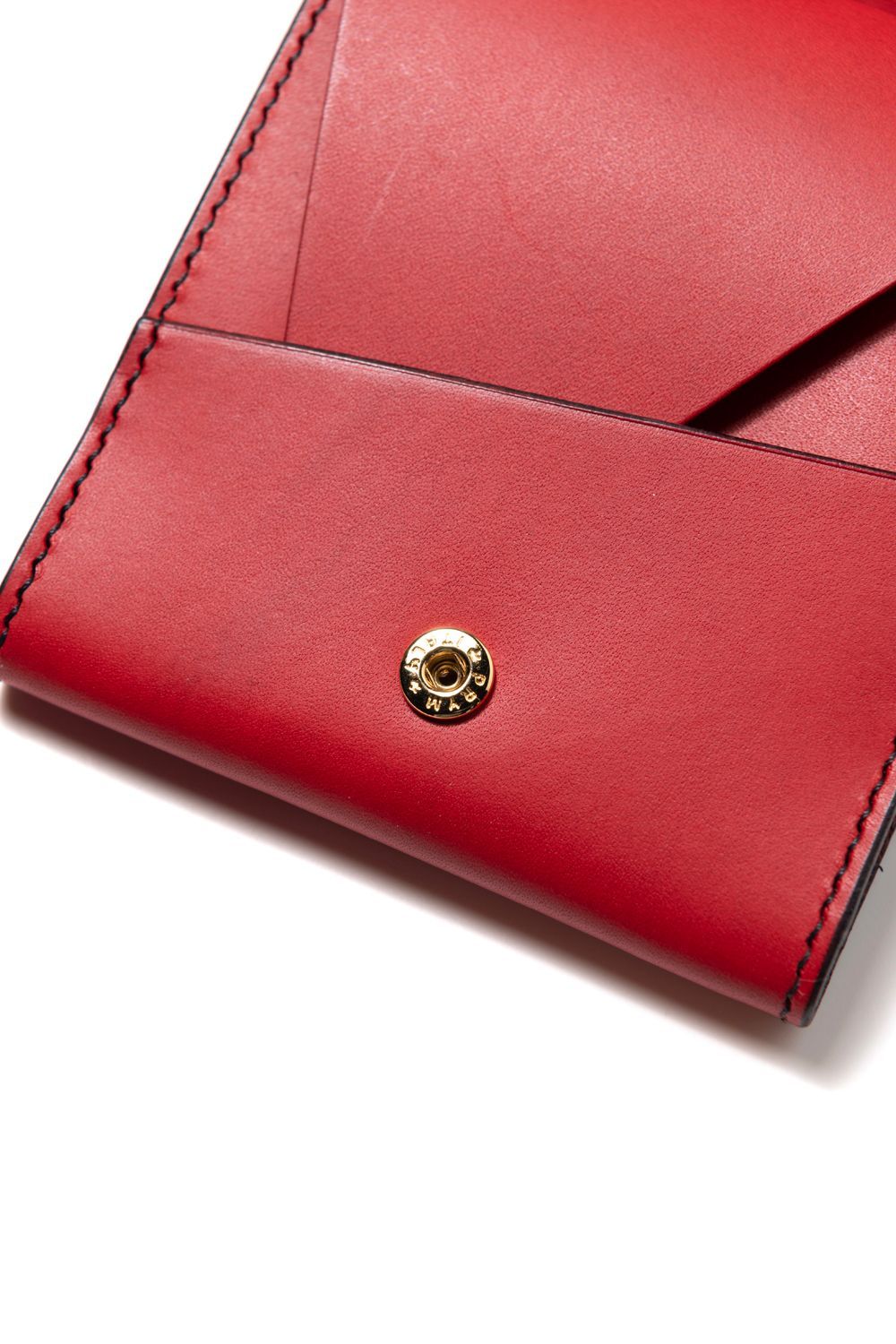 LERAY BF BC - Short wallet [BLACK×RED] / ルレイ ビーエフビーシー - 二つ折り財布 [ブラック×レッド]