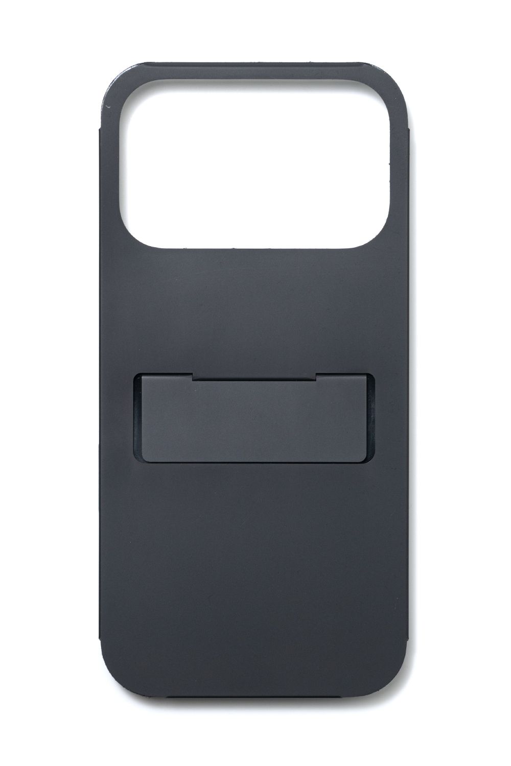 【iPhone17Pro対応】FLAP series / BLACK MATTE [ブラックマット] / スタンド付きiPhone17Proケース