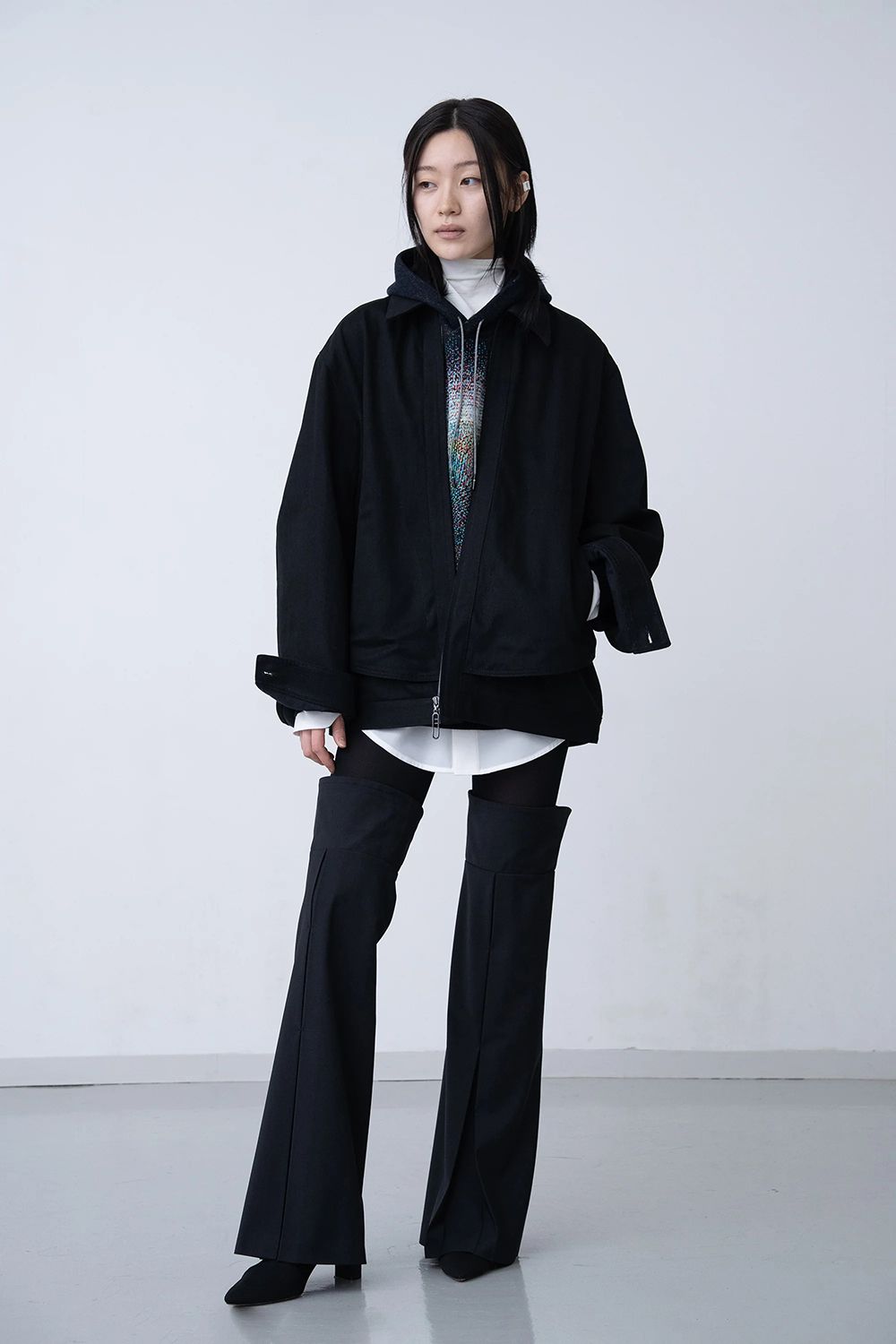 【26AW / 予約受付中】Airport Denim Jacket [black] - エアポートデニムジャケット [ブラック] / FW26OU05