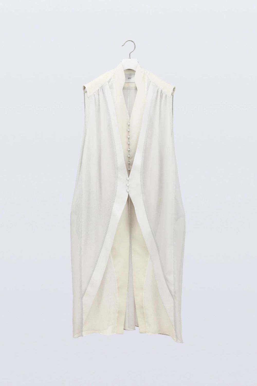 【26AW / 予約受付中】Winker Sheer Gown [ivory] - ウィンカーシアーガウン [アイボリー] / FW26RO02