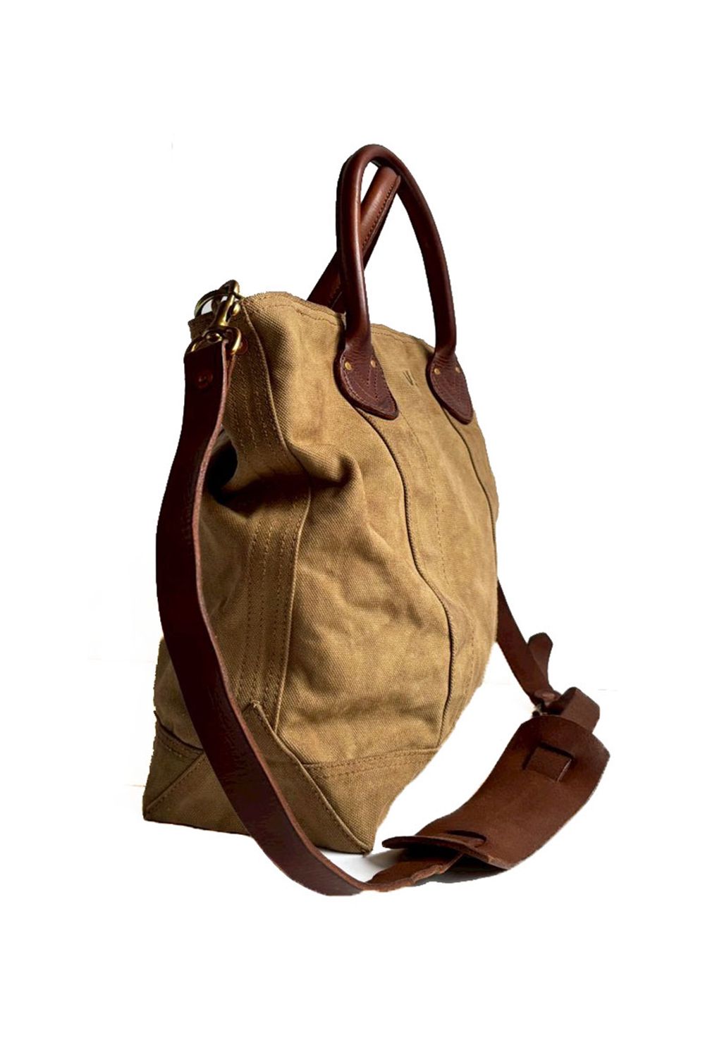 【26AW / 予約受付中】CANVAS×LEATHER BOAT TOTE BAG｜キャンバス×レザートートバッグ / 4色展開