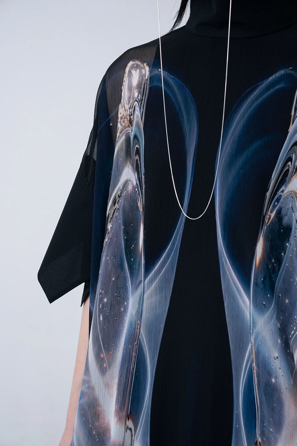【26AW / 予約受付中】Sphere Sheer Robe [black] - スフィアシアーローブ [ブラック] / FW26RO01