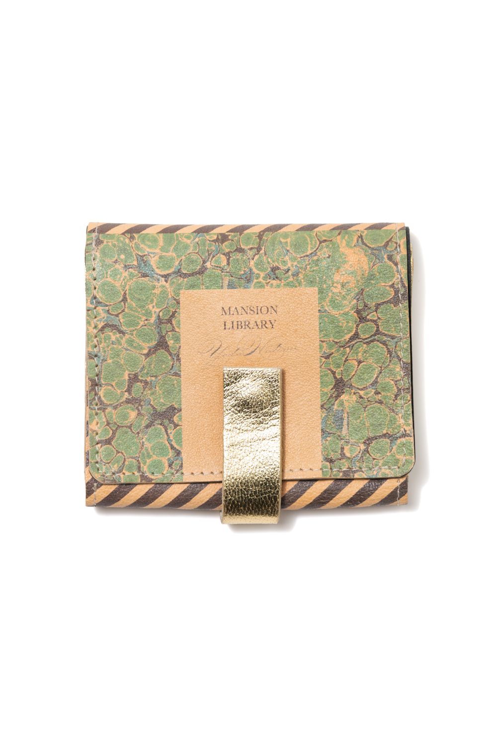 【アウトレット】BookCollage Wallet [Green] / ブックコラージュウォレット [グリーン]