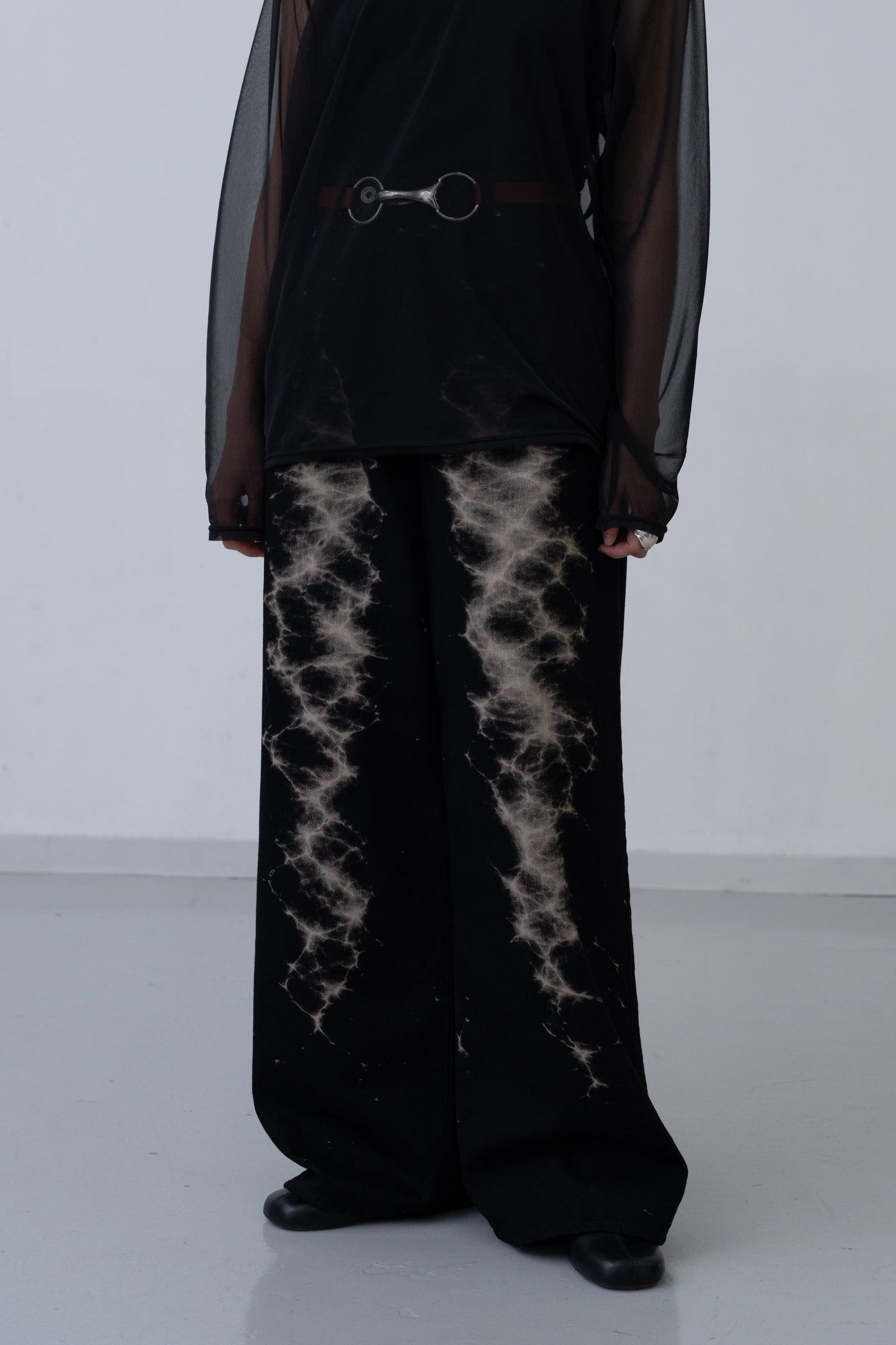 Caustics Bleach Denim [black]