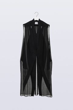 【26AW / 予約受付中】Winker Sheer Gown [black] - ウィンカーシアーガウン [ブラック] / FW26RO02