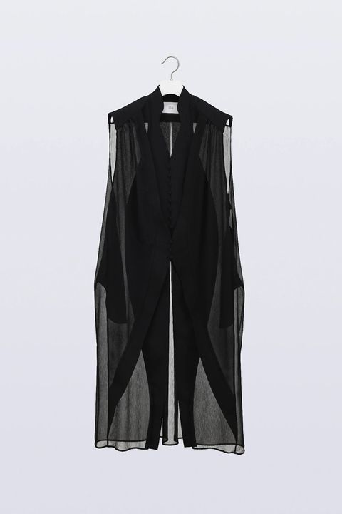 【26AW / 予約受付中】Winker Sheer Gown [black] - ウィンカーシアーガウン [ブラック] / FW26RO02