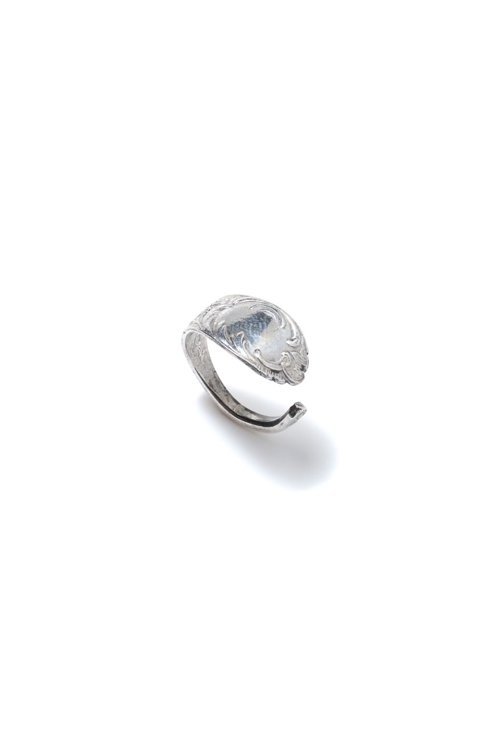 【1点もの】RELIEF SUGAR SPOON RING / レリーフシュガースプーンリング [SV]