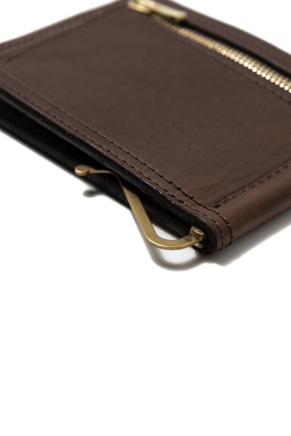 【24AW】LEATHER VOYAGE MONEY CLIP [CORTESIA] | マネークリップ / ブラウン