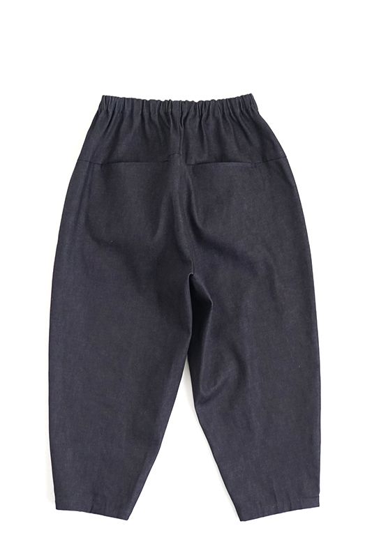 【24AW】denim cropped pants [DEEP BLUE] - デニムクロップドパンツ [ディープブルー] / vu-pnt-005