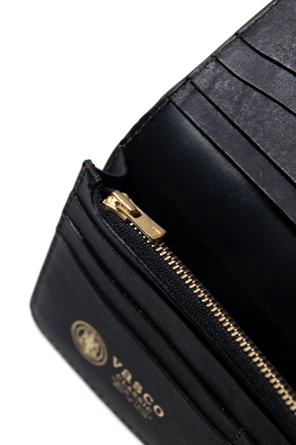LEATHER GARRISON LONG WALLET [BACKSKIN-ARMY GREEN] TypeA | シェルコードバン ロングウォレット / バックスキン アーミーグリーン