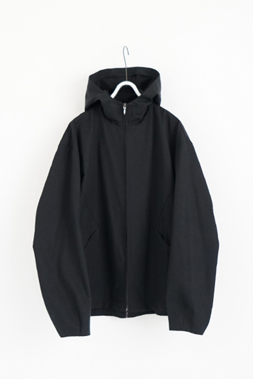 VU - 【ラスト1点 / 24SS】hoodie blouson FINX COTTON [BLACK 