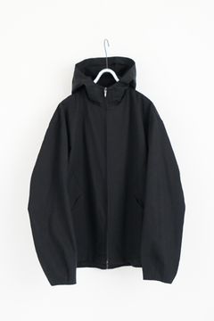 【24SS】hoodie blouson FINX COTTON [BLACK] - パーカーブルゾン [ブラック] / vu-s24-b02