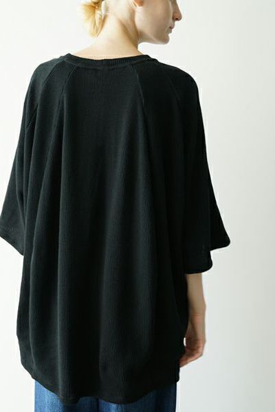 【25SS】ballon t-shirt [BLACK]｜バルーンTシャツ / vu-cut-003