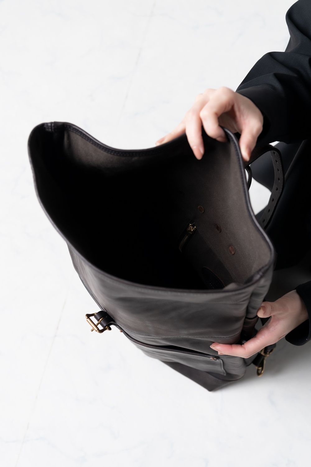 vasco - 【25SS予約商品】レザーロールトップリュックサック